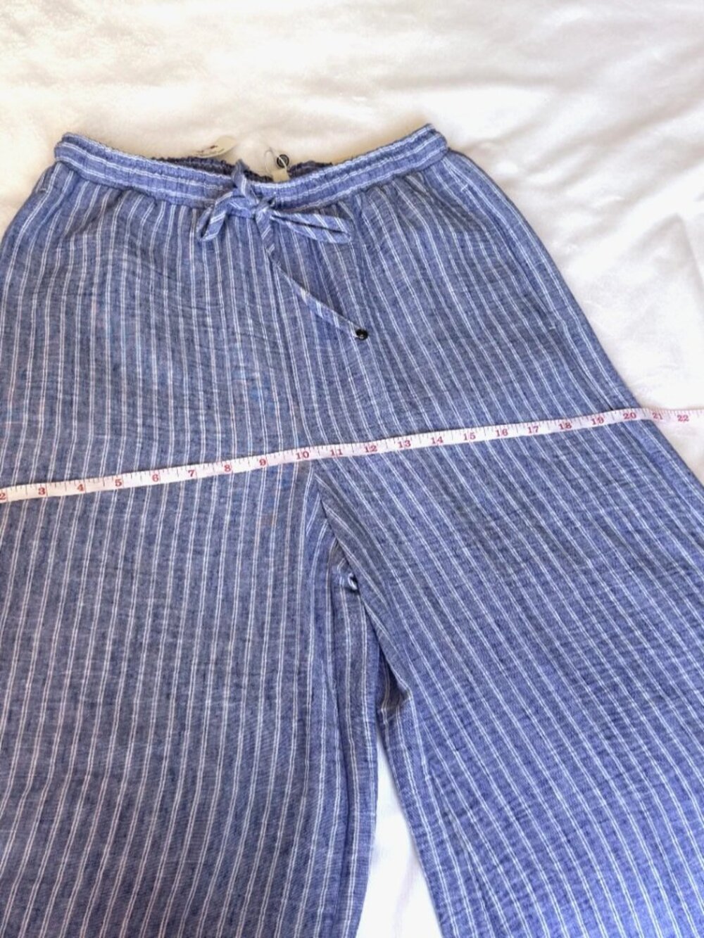 Max Studio London Women's 2 Pc Set Knit Polo Top Striped Wide Leg Pants XS NWT - Picture 6 of 16